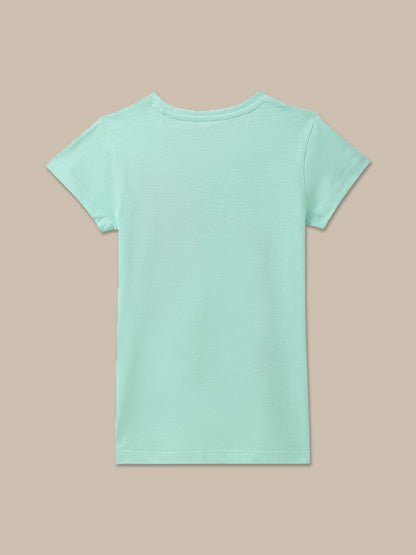 Frozen Green Tshirt For Girls