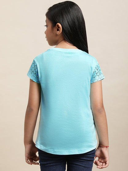 Frozen Blue Tshirt For Girls