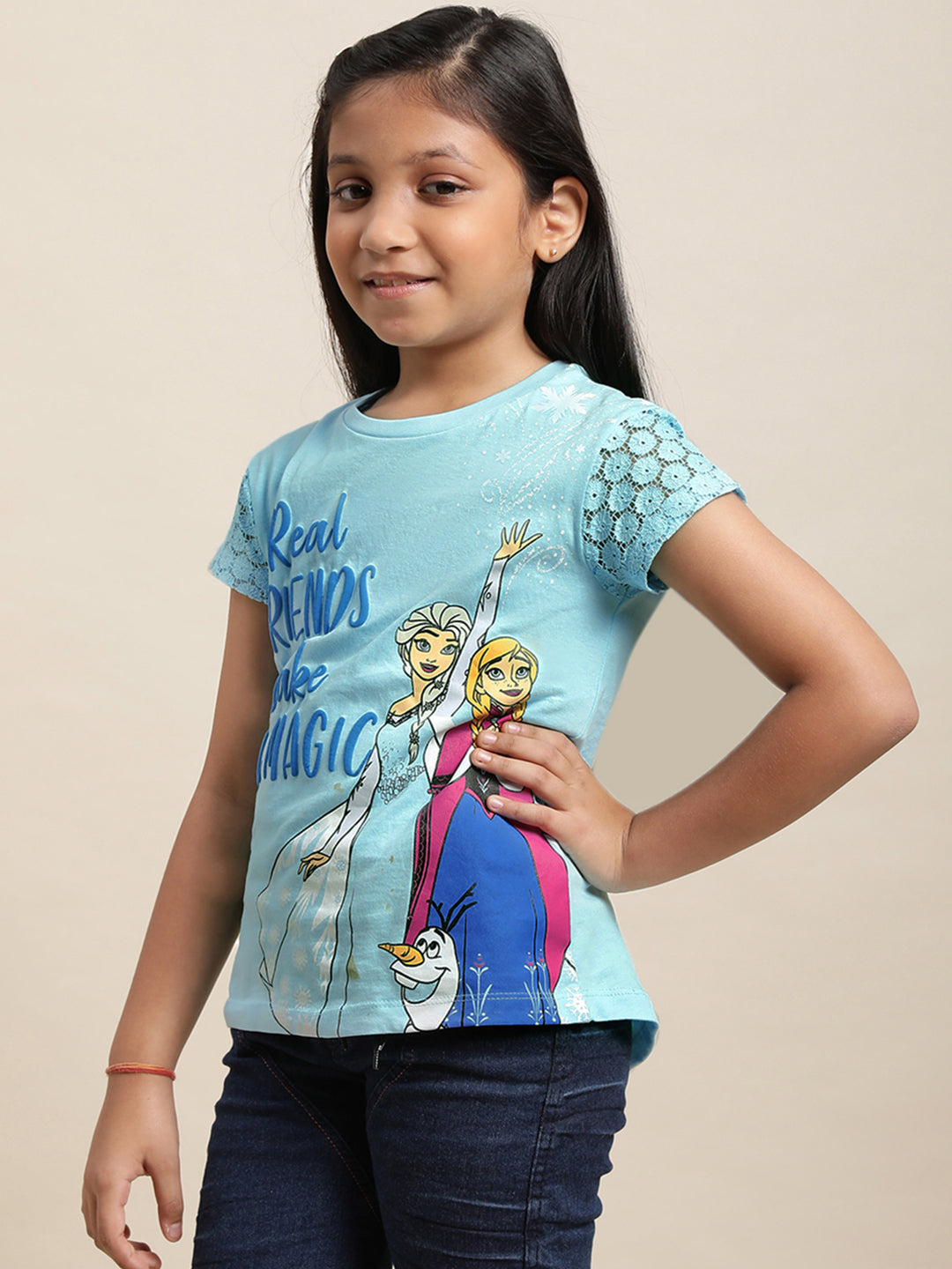 Frozen Blue Tshirt For Girls