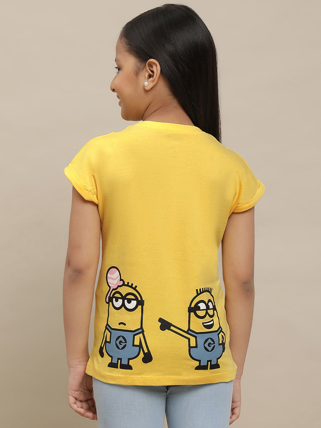 Minions Yellow Tshirt For Girls