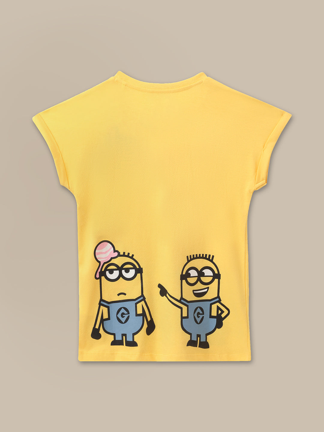 Minions Yellow Tshirt For Girls