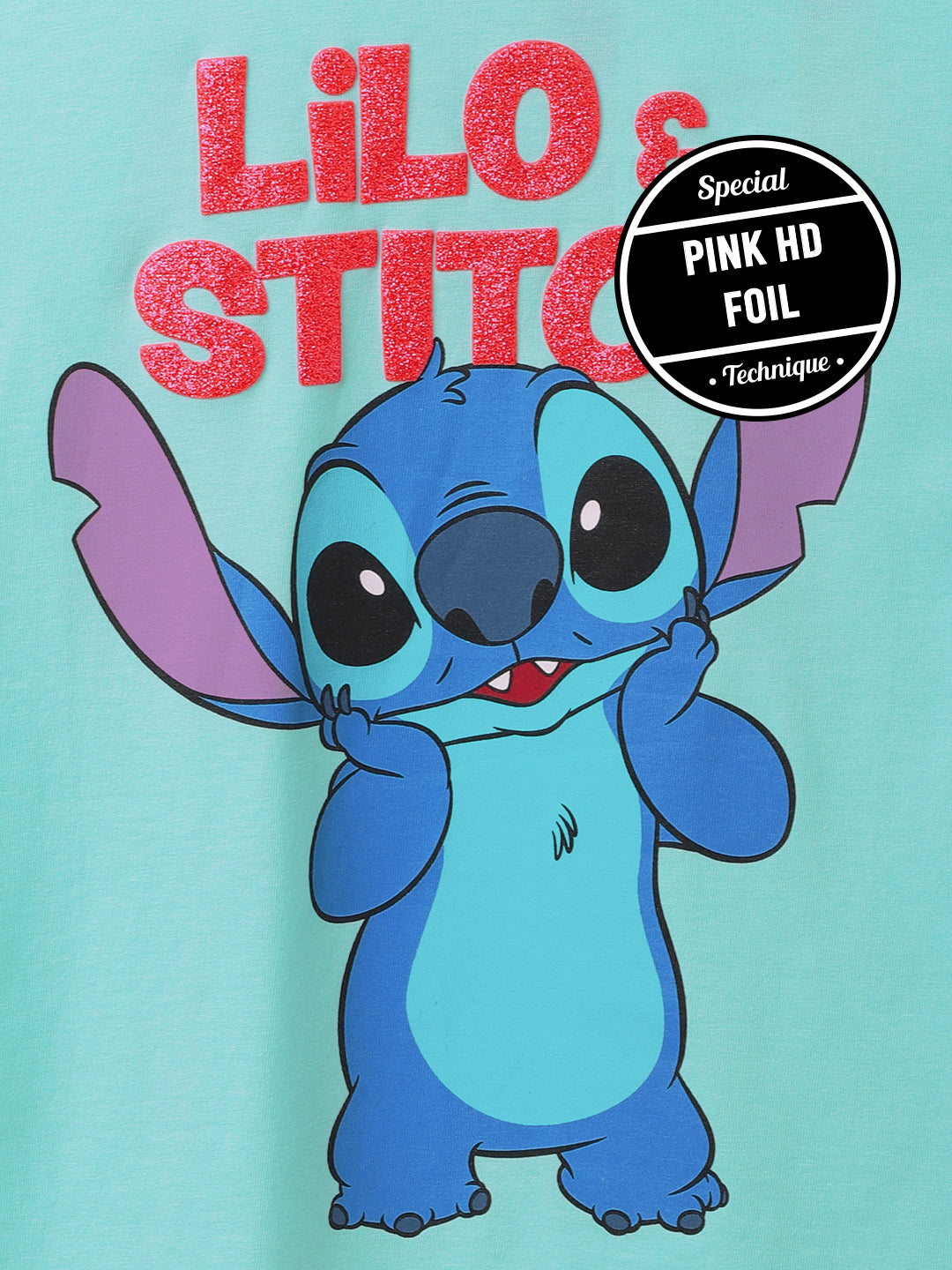 Stitch Blue Tshirt For Girls