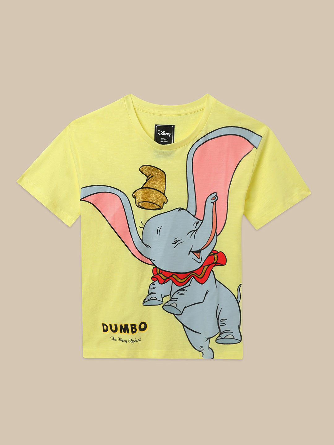 Dumbo Yellow Tshirt For Girls