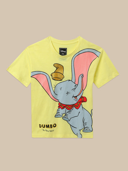 Dumbo Yellow Tshirt For Girls