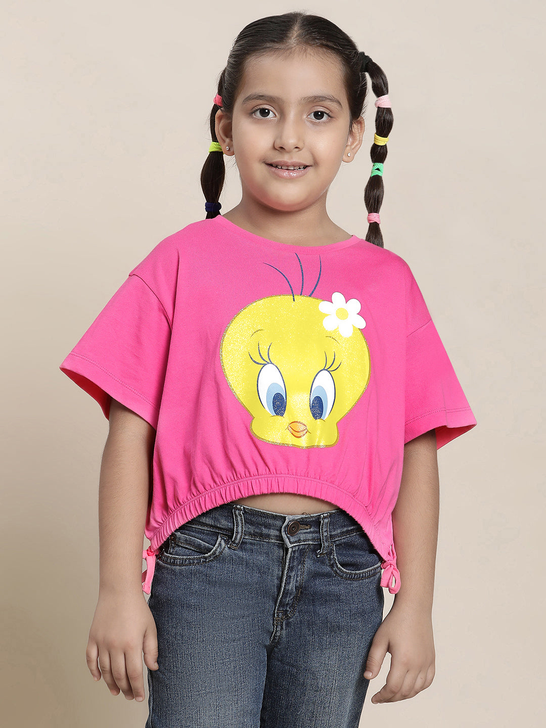 Looney Tunes Pink Tshirt For Girls