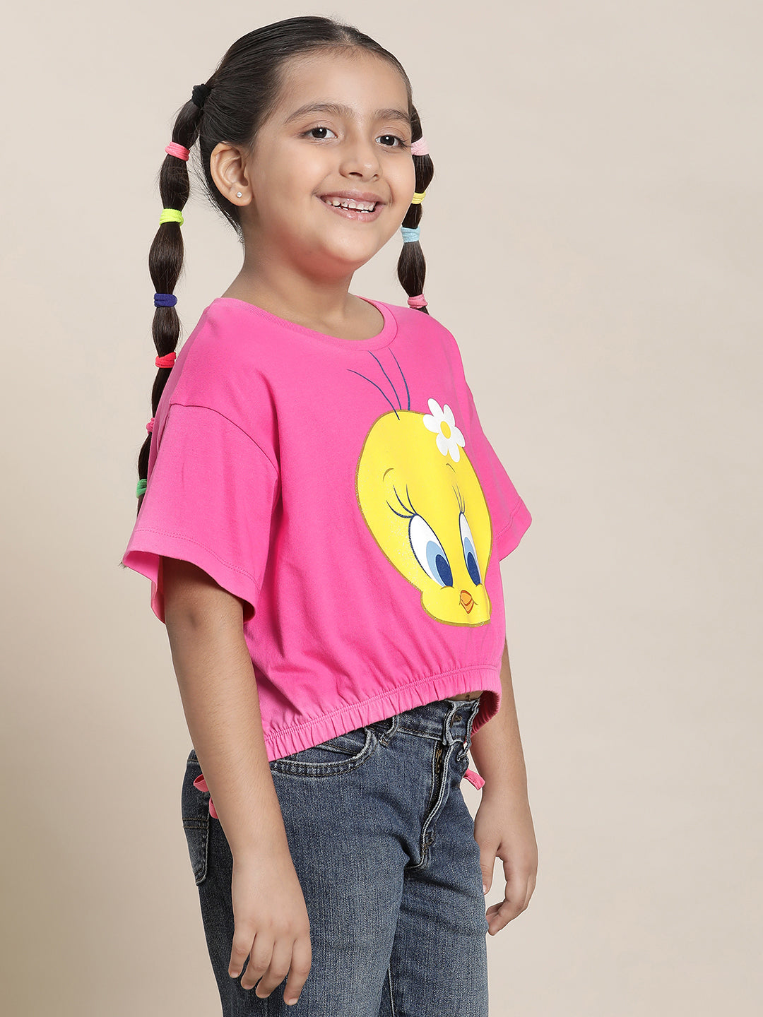 Looney Tunes Pink Tshirt For Girls