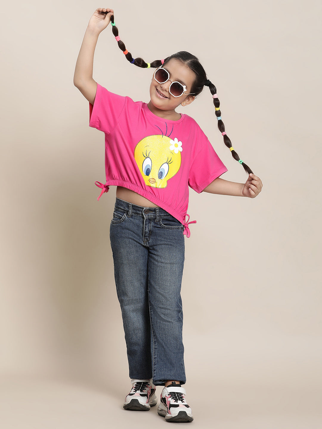 Looney Tunes Pink Tshirt For Girls