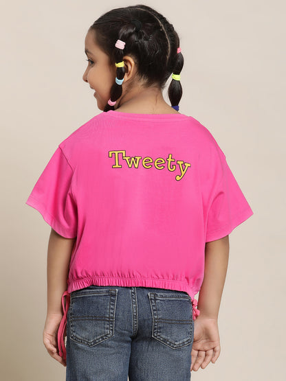 Looney Tunes Pink Tshirt For Girls