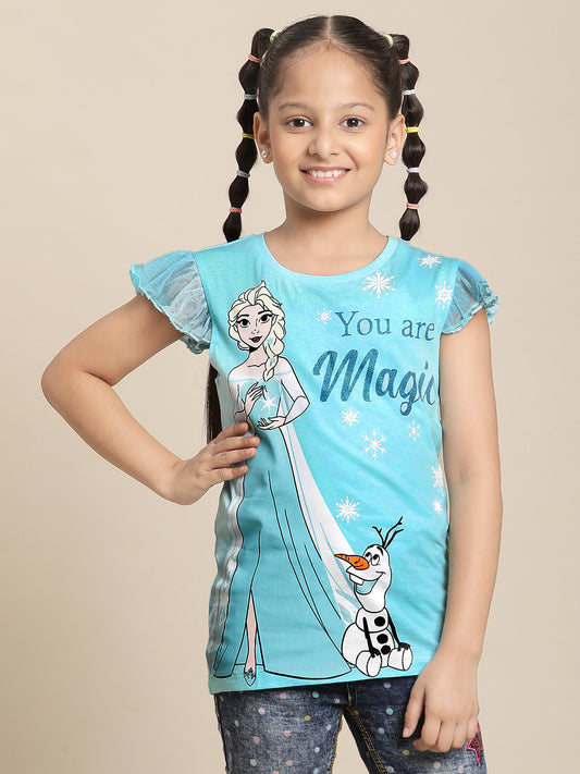 Frozen Blue Tshirt For Girls