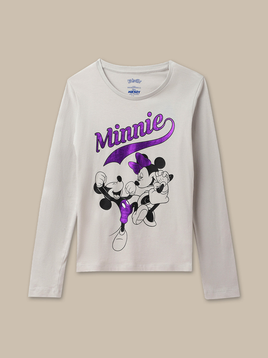 Mickey & Friends Grey Tshirt For Girls