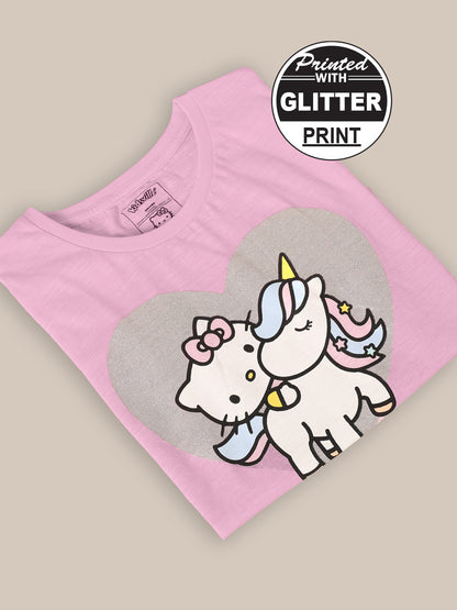 Hello Kitty Pink Tshirt For Girls