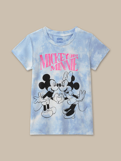 Mickey & Friends Multi Color Tshirt For Girls