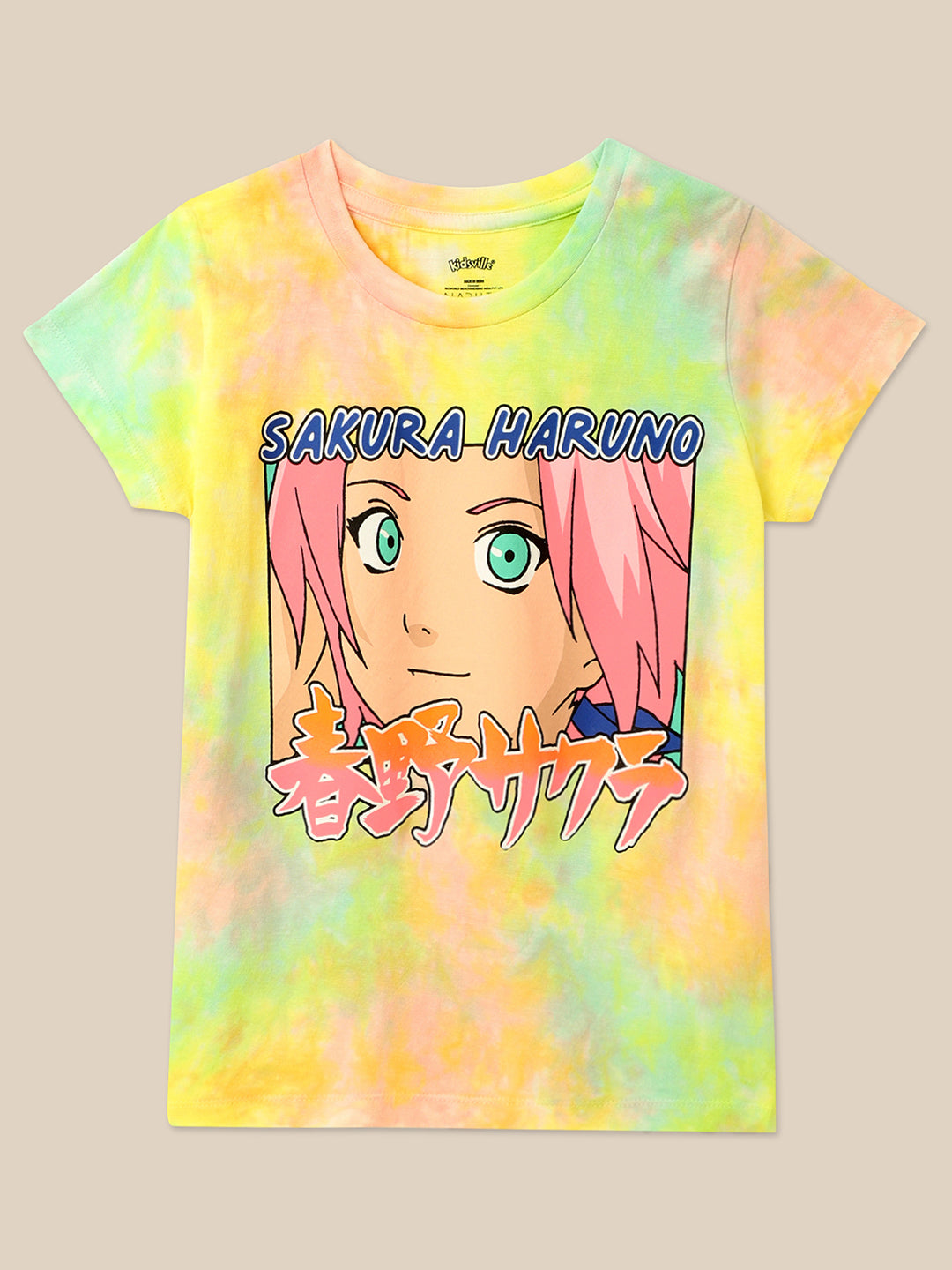 Naruto Multi Color Tshirt For Girls