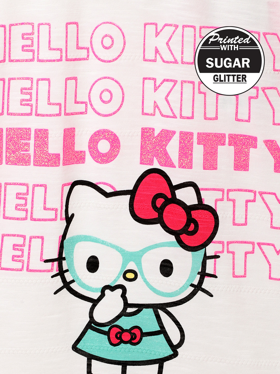 Hello Kitty White Tshirt For Girls