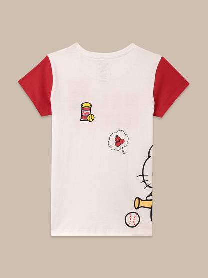 Hello Kitty Multi Color Tshirt For Girls