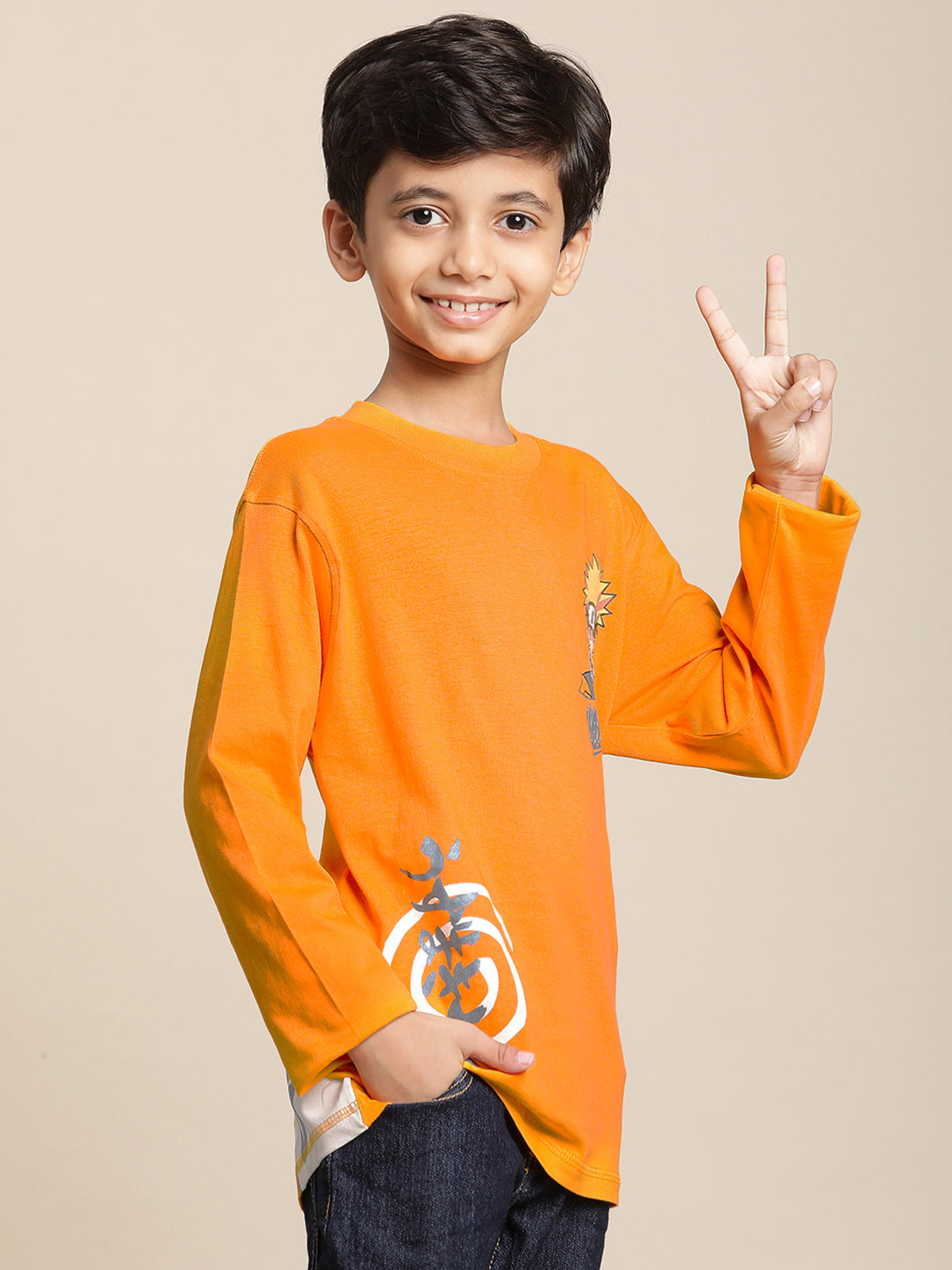 Naruto Orange Tshirt For Boys