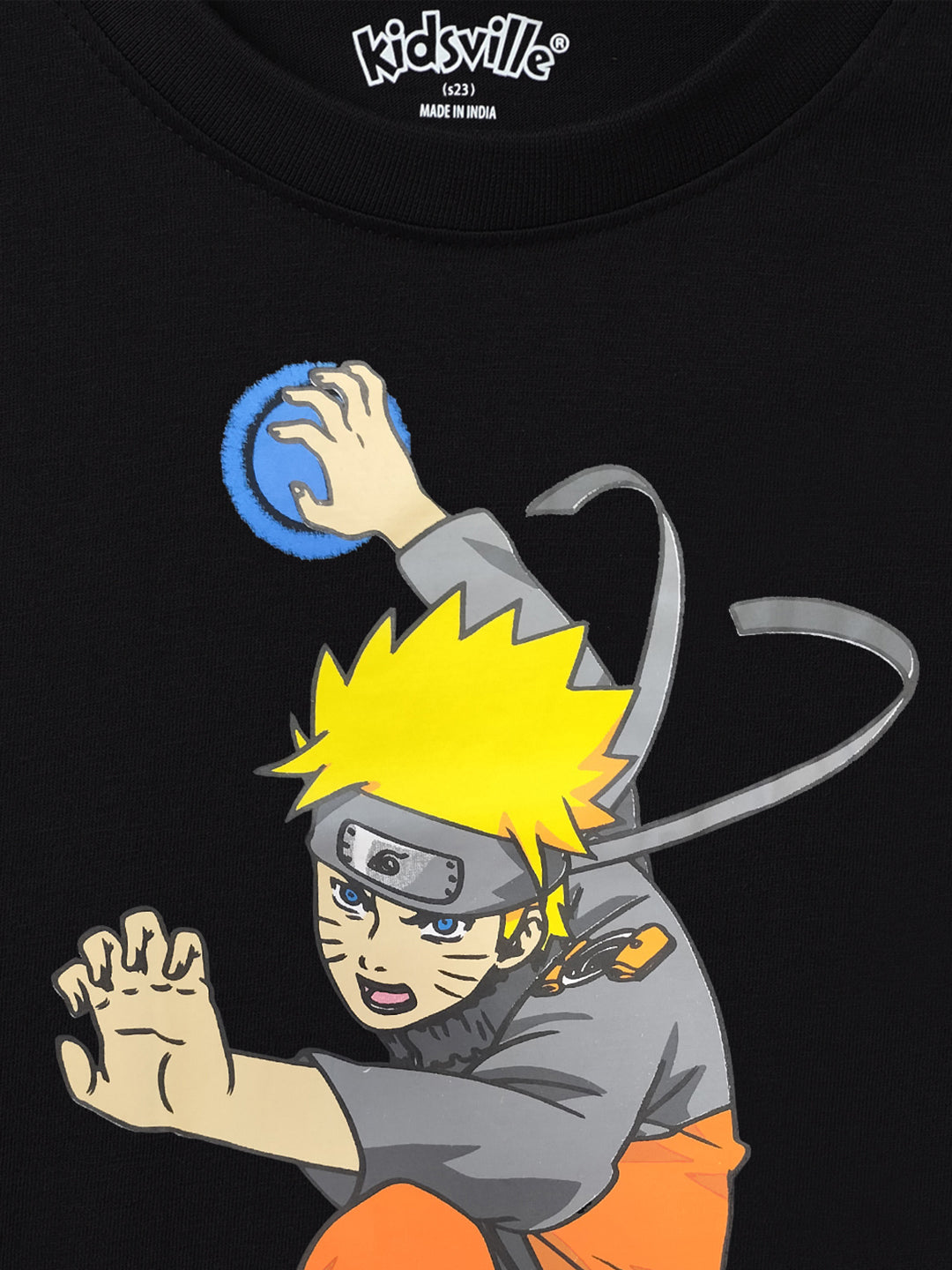 Naruto Black Tshirt For Boys