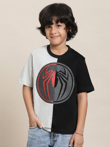 Spiderman Multi Color Tshirt For Boys