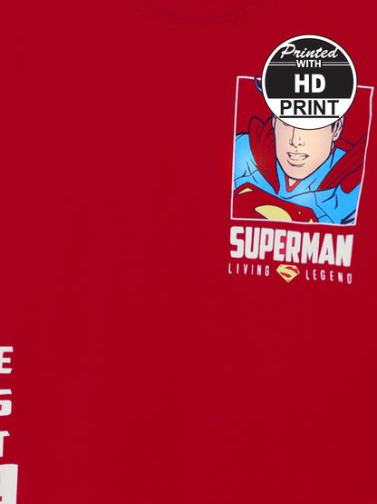 Superman Red Tshirt For Boys