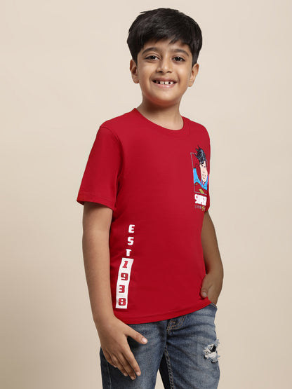 Superman Red Tshirt For Boys