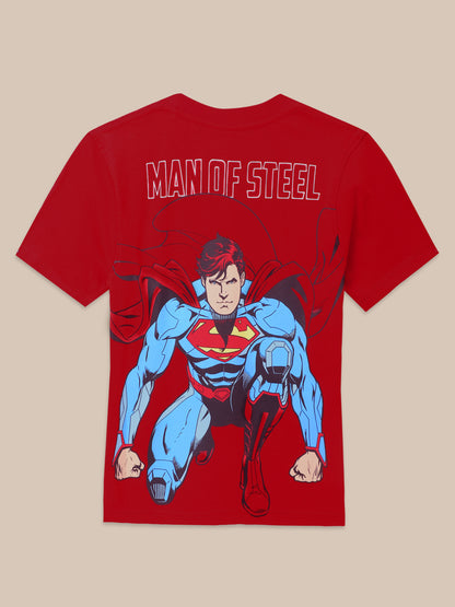 Superman Red Tshirt For Boys