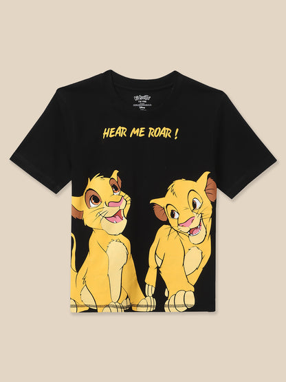 Lion King Black Tshirt For Boys