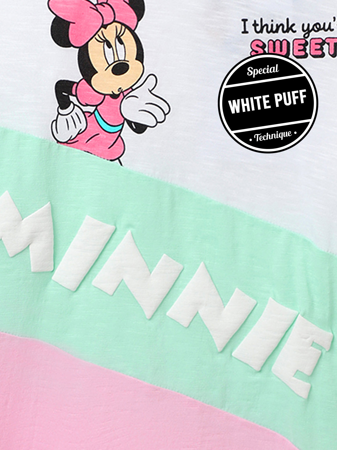 Mickey & Friends Multi Color Tshirt For Girls