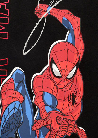 Spiderman Black Tshirt For Boys