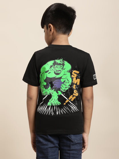 Hulk Black Tshirt For Boys