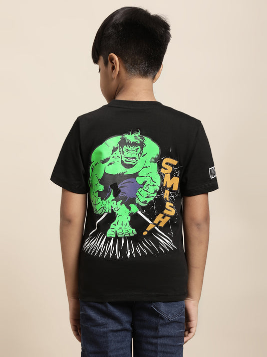 Hulk Black Tshirt For Boys