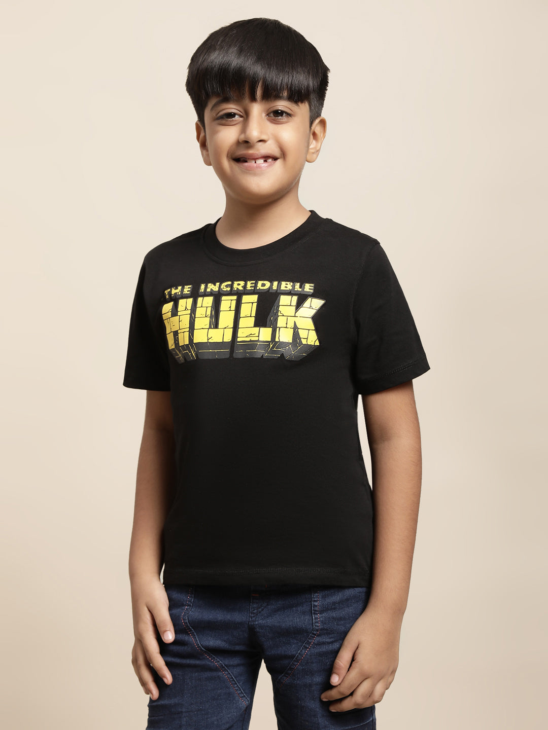 Hulk Black Tshirt For Boys