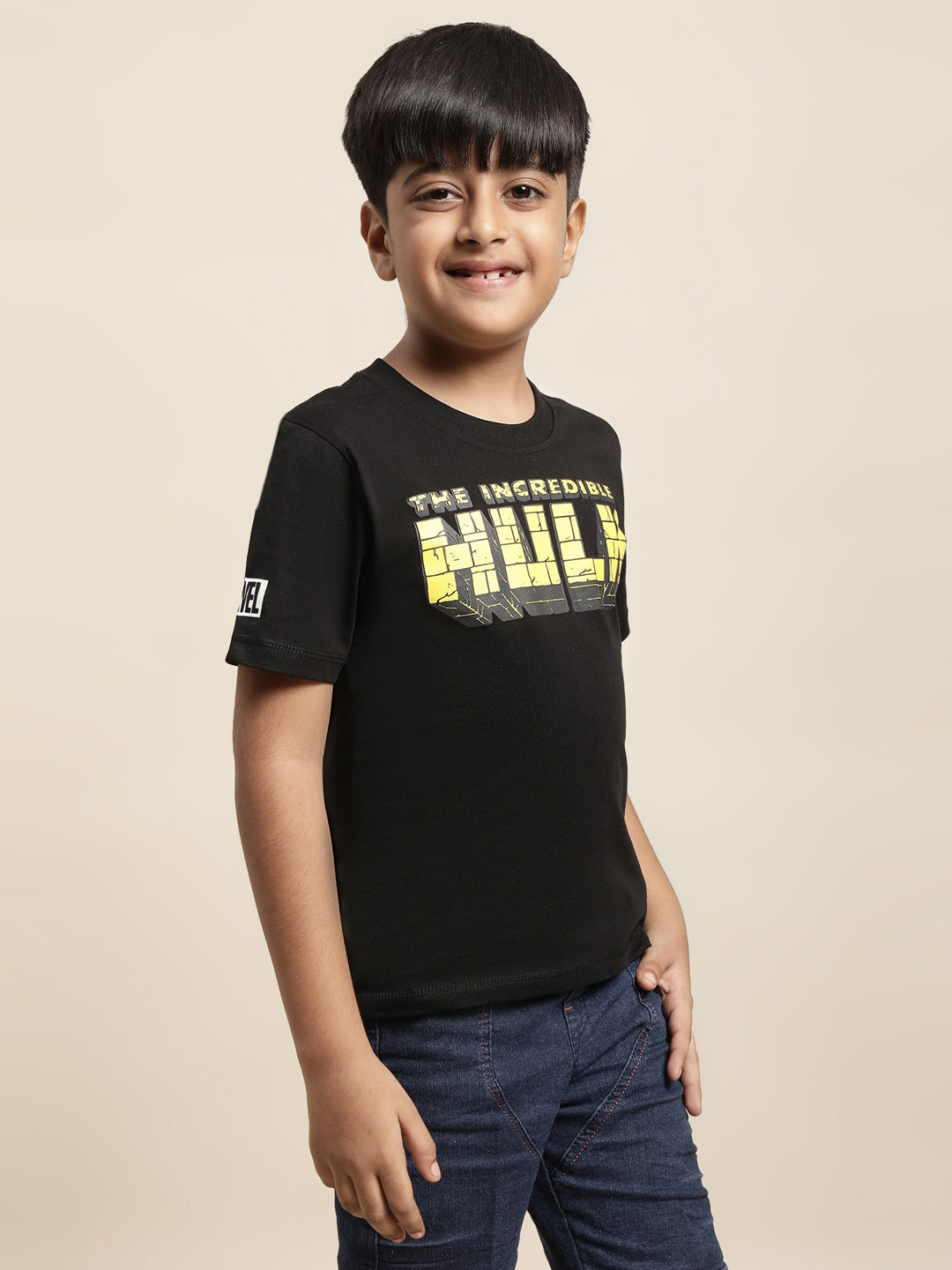 Hulk Black Tshirt For Boys