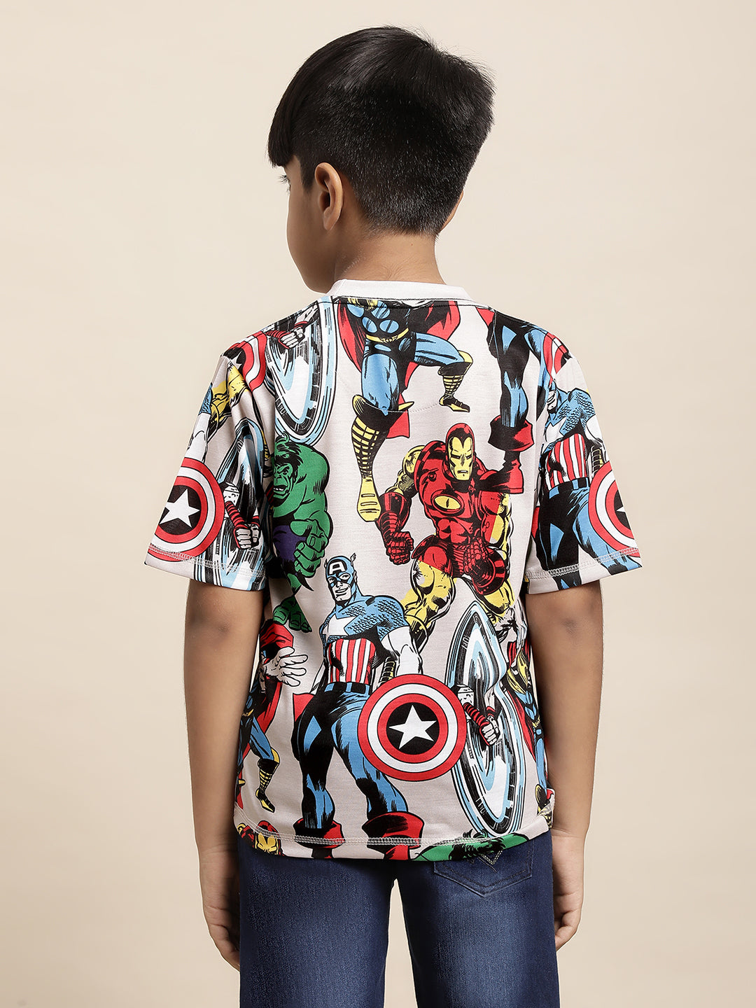 Avengers Multi Color Tshirt For Boys