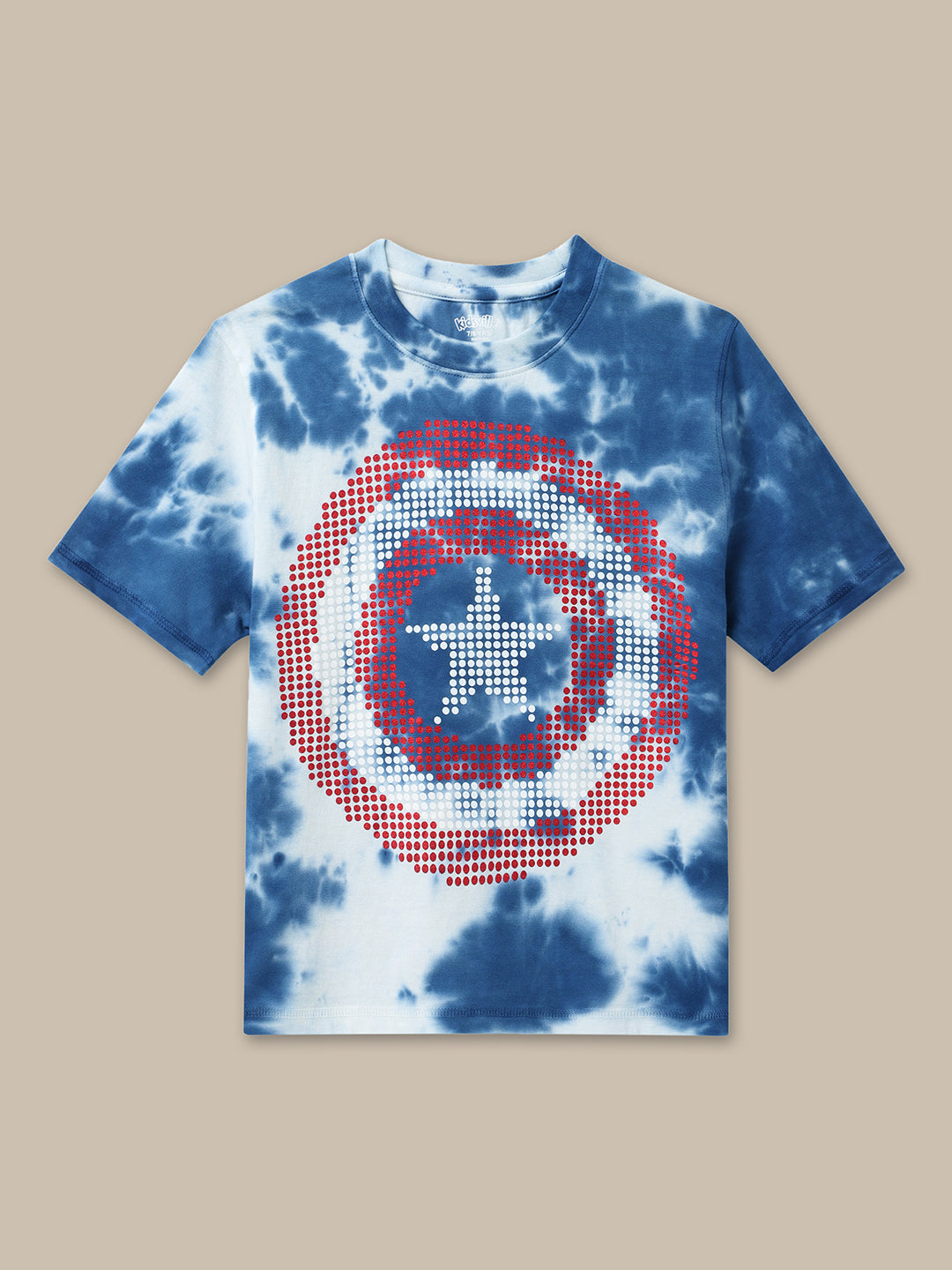 Captain America Multi Color Tshirt For Boys