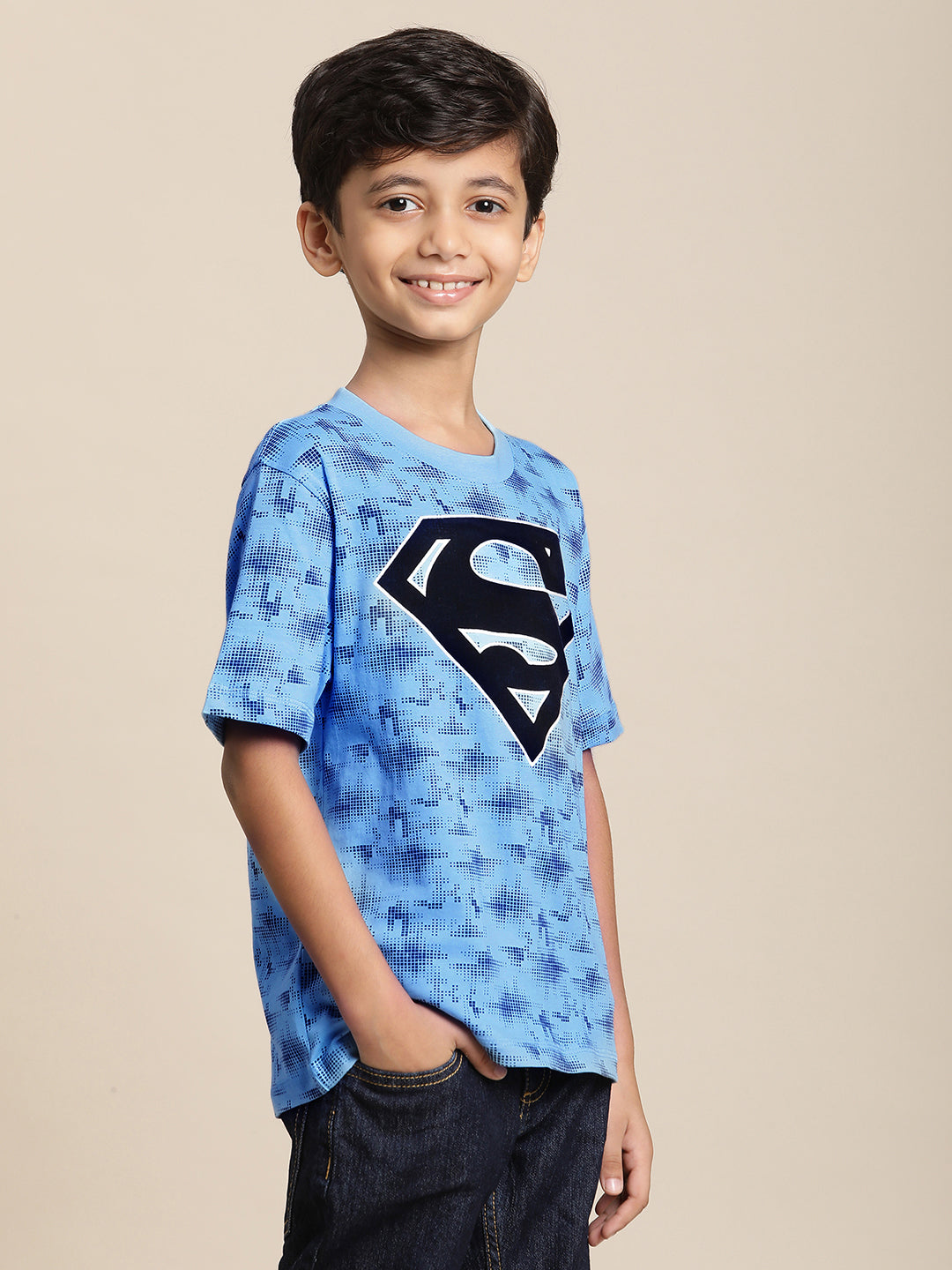 Superman Blue Tshirt For Boys