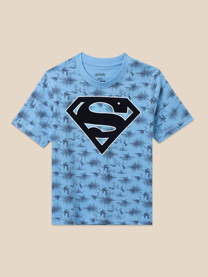 Superman Blue Tshirt For Boys