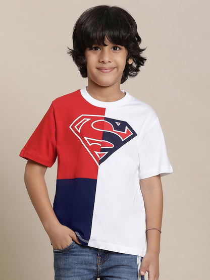 Superman Multi Color Tshirt For Boys