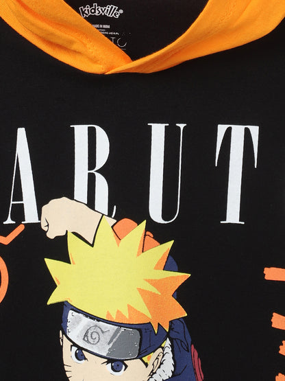 Naruto Black Tshirt For Boys