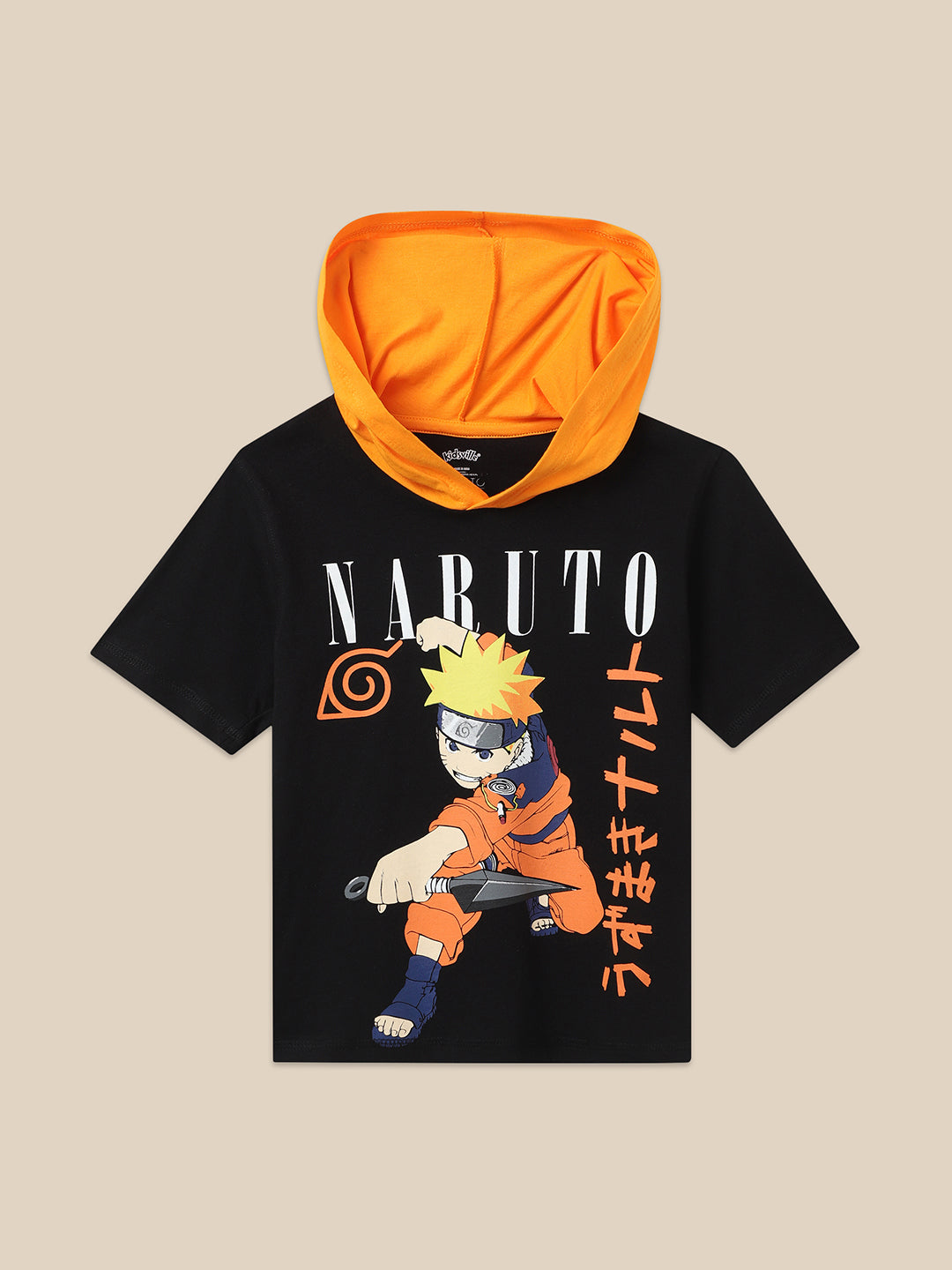 Naruto Black Tshirt For Boys