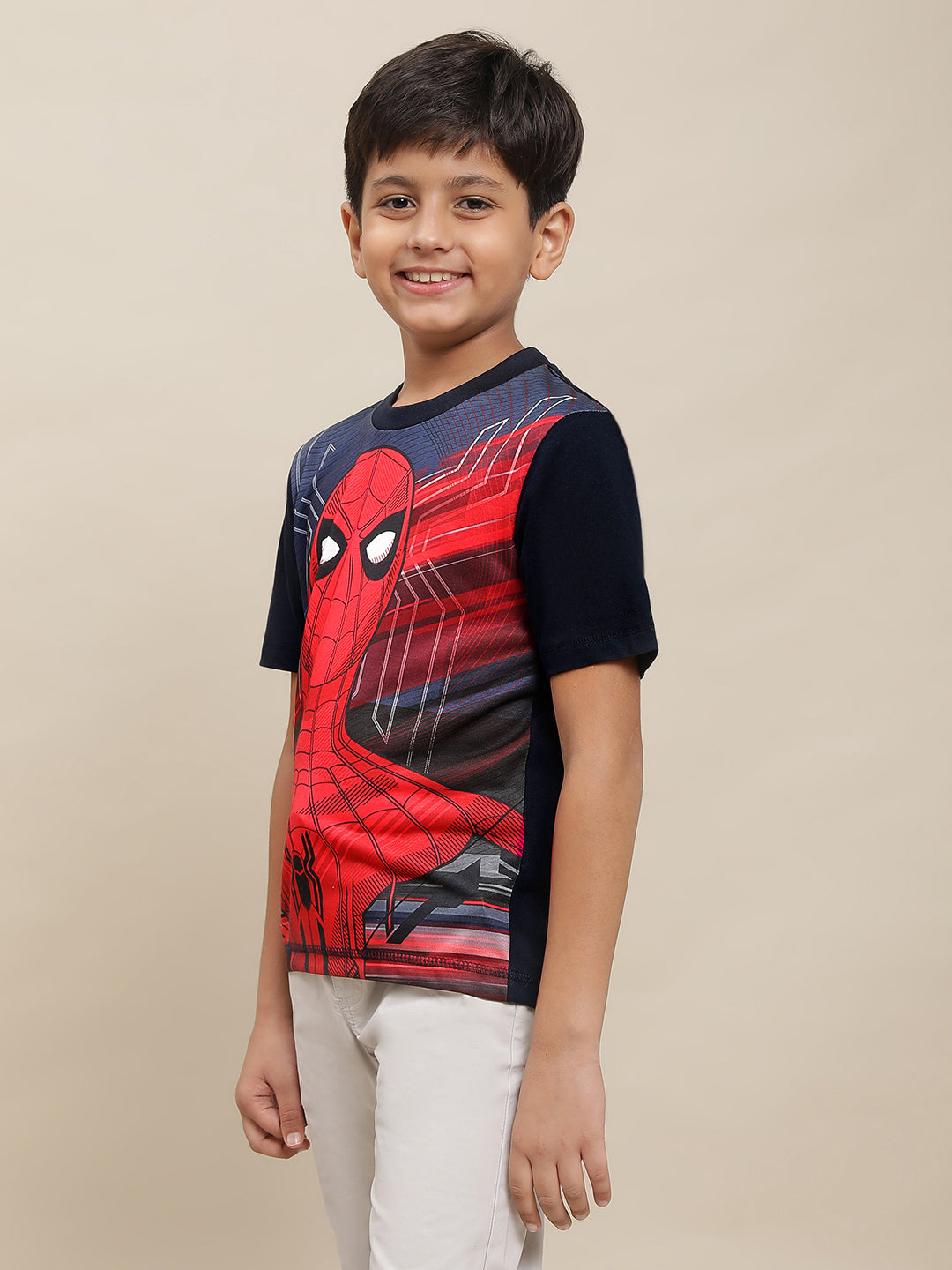 Spiderman Blue Tshirt For Boys