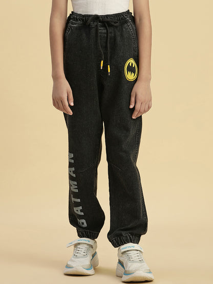 Batman Regular Fit Denim Jogger For Boys