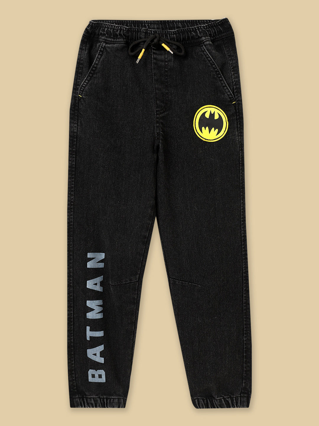 Batman Regular Fit Denim Jogger For Boys