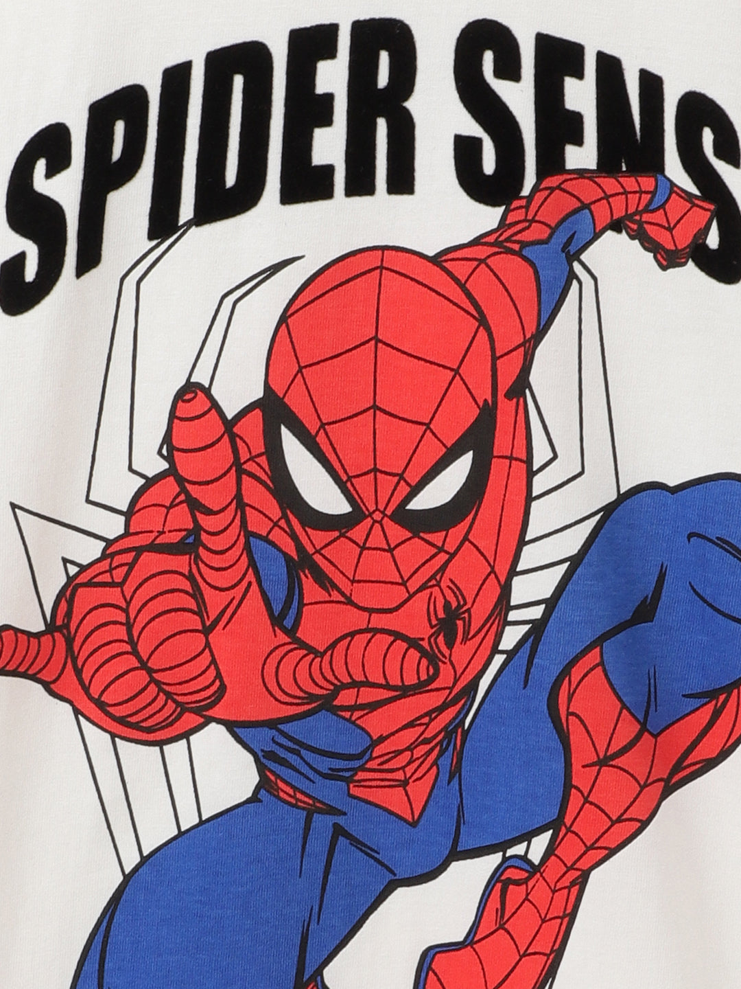 Spiderman White Tshirt For Boys