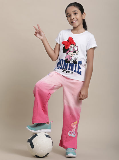 Mickey & Friends Regular Fit Tshirt For Girls