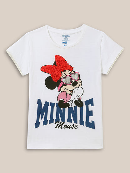 Mickey & Friends Regular Fit Tshirt For Girls