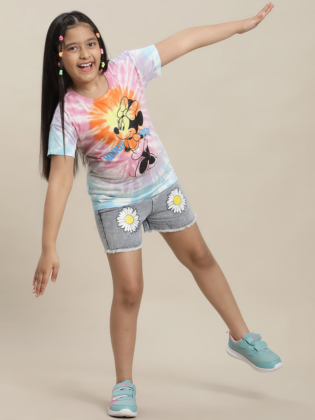 Mickey & Friends Regular Fit Tshirt For Girls