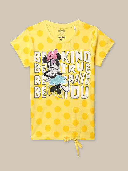 Mickey & Friends Regular Fit Tshirt For Girls