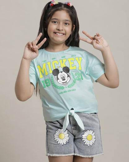 Mickey & Friends Boxy Fit Tshirt For Girls