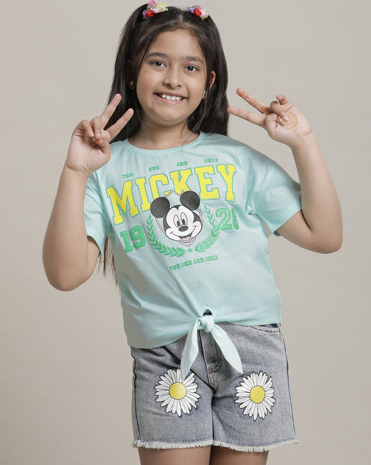 Mickey & Friends Boxy Fit Tshirt For Girls