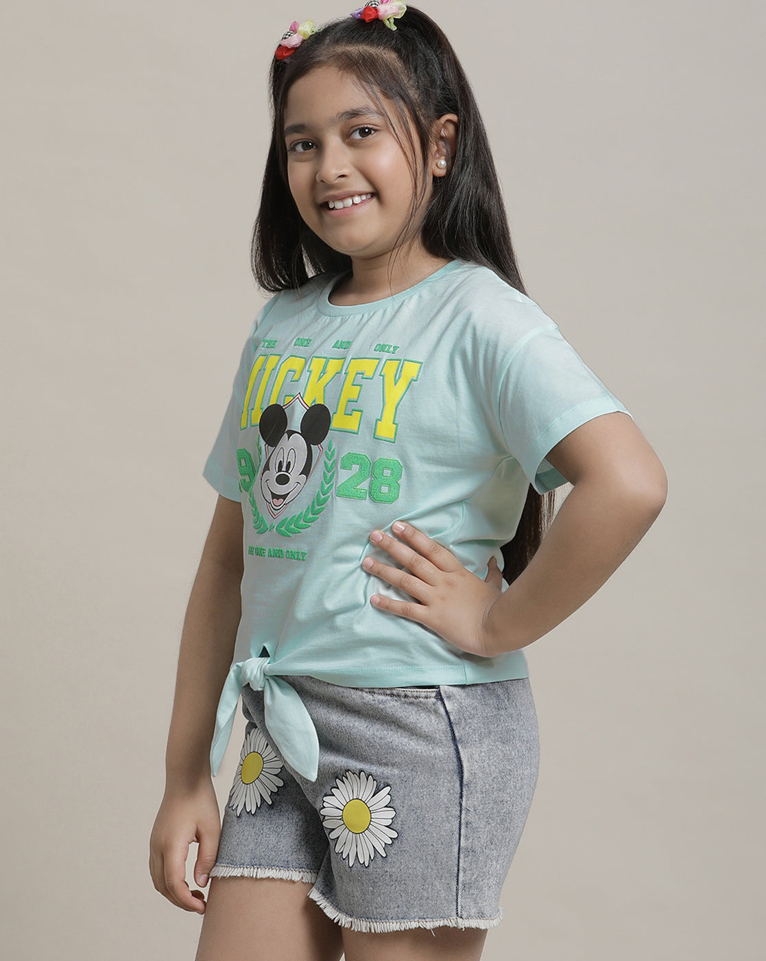 Mickey & Friends Boxy Fit Tshirt For Girls